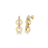 Chroma Gold Arch Drop Earrings