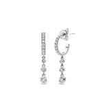 Chroma Gold Dangle Hoops