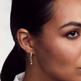 Chroma Gold Dangle Hoops