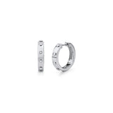 Chroma Gold Hinge Hoops