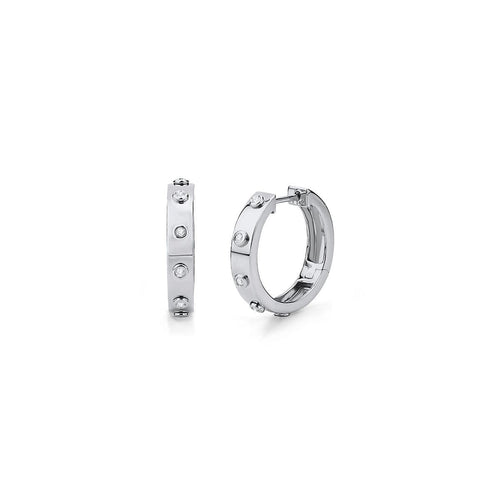 MICHAEL M Earrings Chroma Gold Hinge Hoops