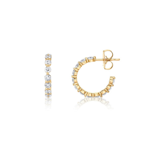 MICHAEL M Earrings Cloud Huggies