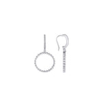 Cloud Ring Drop Earrings