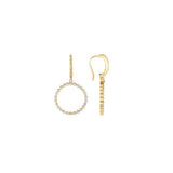 Cloud Ring Drop Earrings