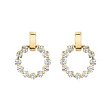 Cloud Single Drop Earrings