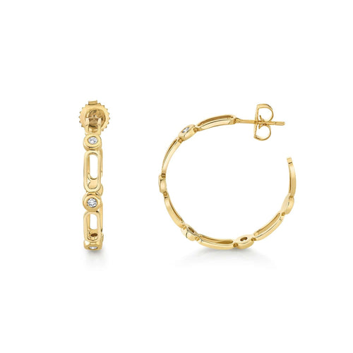 MICHAEL M Earrings Connection Hoops