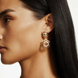 Hex Truss Cocktail Earrings