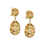 Orb Double Drop Earrings