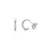 Orb Small Split Huggie Hoops