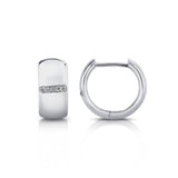 Orb Wide Huggie Hoops