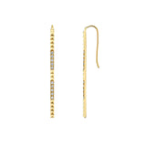 Pavé Foundation Bar Earrings