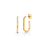 Pavé Link Hoops