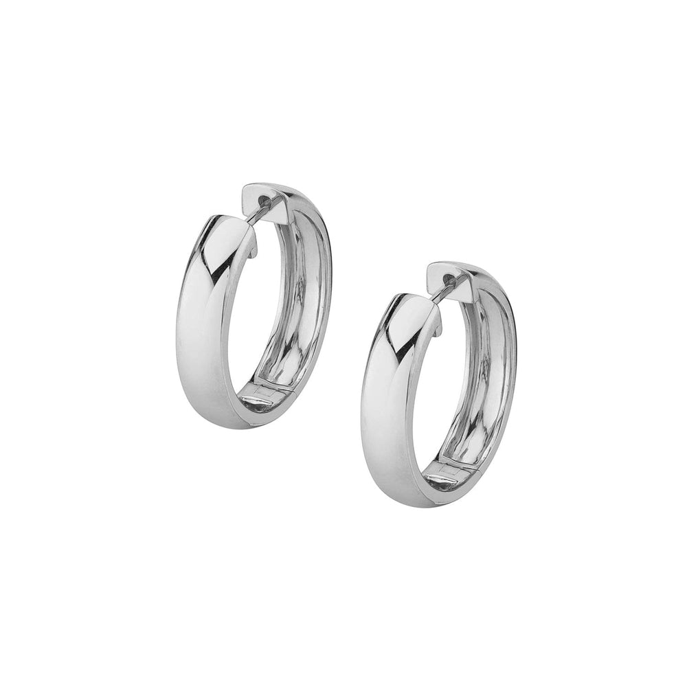 Silver Orb 4mm Huggies