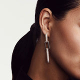 Triple Luxe Link Drop Earrings