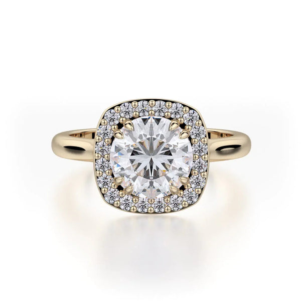 MICHAEL M Engagement Rings 18K Yellow Gold Bold R721-1.5 R721-1.5YG