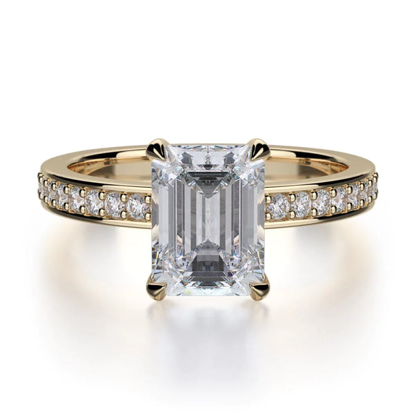 MICHAEL M Engagement Rings 18K Yellow Gold Bold R723-2 R723-2YG