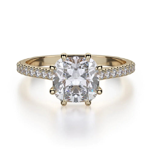 MICHAEL M Engagement Rings 18K Yellow Gold Crown R712-1.5 R712-1.5YG