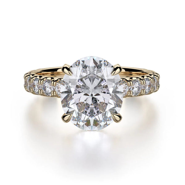 MICHAEL M Engagement Rings 18K Yellow Gold Crown R731-3 R731-3YG