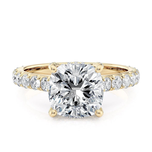 MICHAEL M Engagement Rings 18K Yellow Gold Crown R780-2