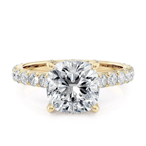 MICHAEL M Engagement Rings 18K Yellow Gold Crown R780-2