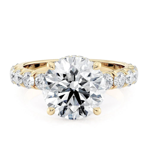MICHAEL M Engagement Rings 18K Yellow Gold Crown R793-3 R793-3YG