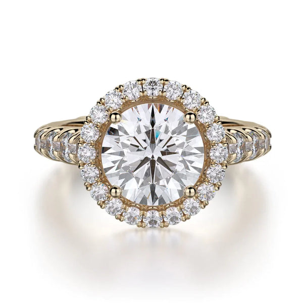MICHAEL M Engagement Rings 18K Yellow Gold Europa R440L-2 R440L-2YG