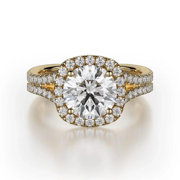 MICHAEL M Engagement Rings 18K Yellow Gold Europa R783-2