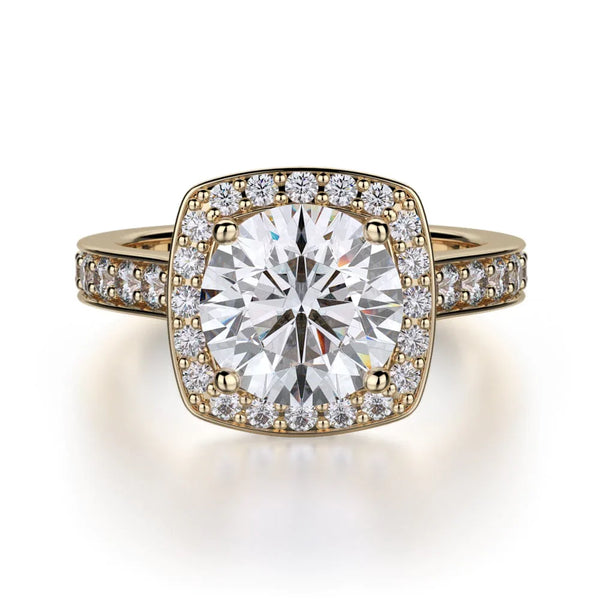 MICHAEL M Engagement Rings 18K Yellow Gold Love R378-2 R378-2YG