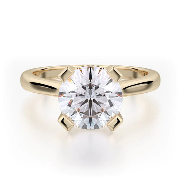 MICHAEL M Engagement Rings 18K Yellow Gold Love R514-1 R514-1YG