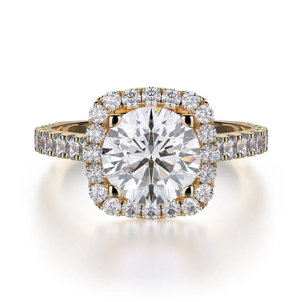 MICHAEL M Engagement Rings 18K Yellow Gold Monaco R614-2 R614-2YG