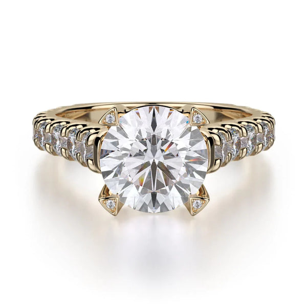 MICHAEL M Engagement Rings 18K Yellow Gold Stella R655-2 R655-2YG