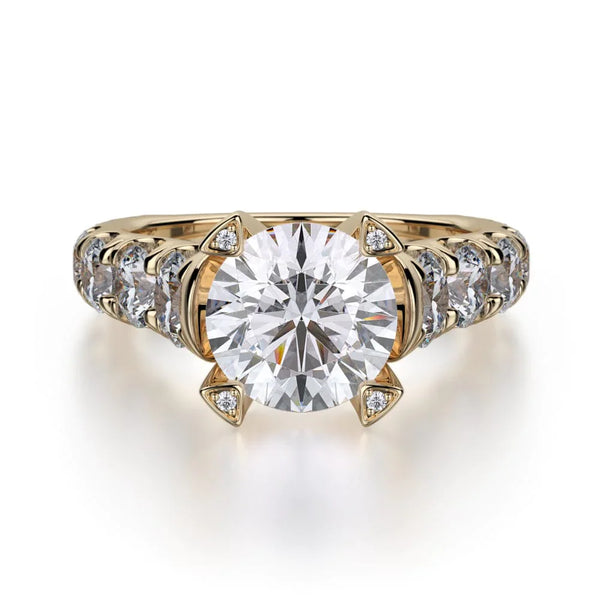 MICHAEL M Engagement Rings 18K Yellow Gold Stella R732-2 R732-YG