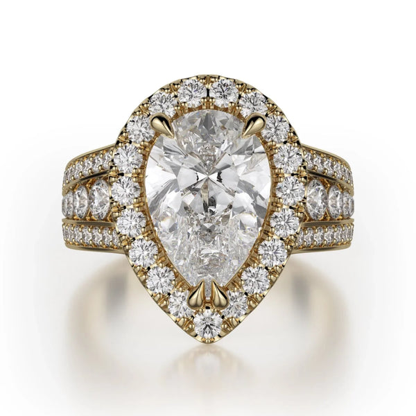 MICHAEL M Engagement Rings 18K Yellow Gold Stella R766-2 R766-2YG