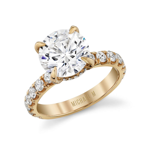 MICHAEL M Engagement Rings Crown R731-3 Round