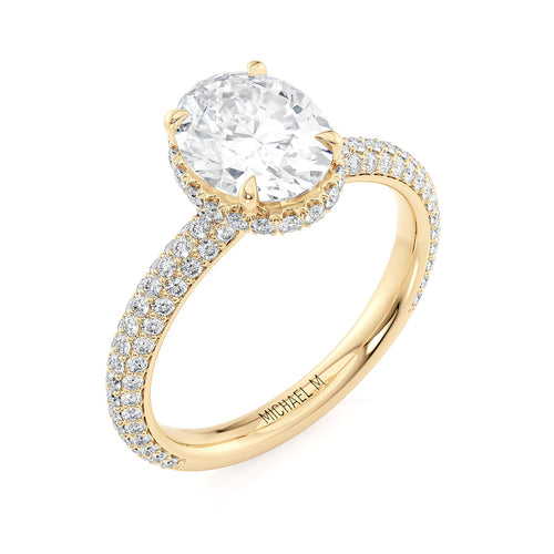 MICHAEL M Engagement Rings Crown R808-2.5 Oval