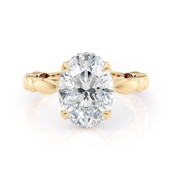 MICHAEL M Engagement Rings Crown R829-3 Oval
