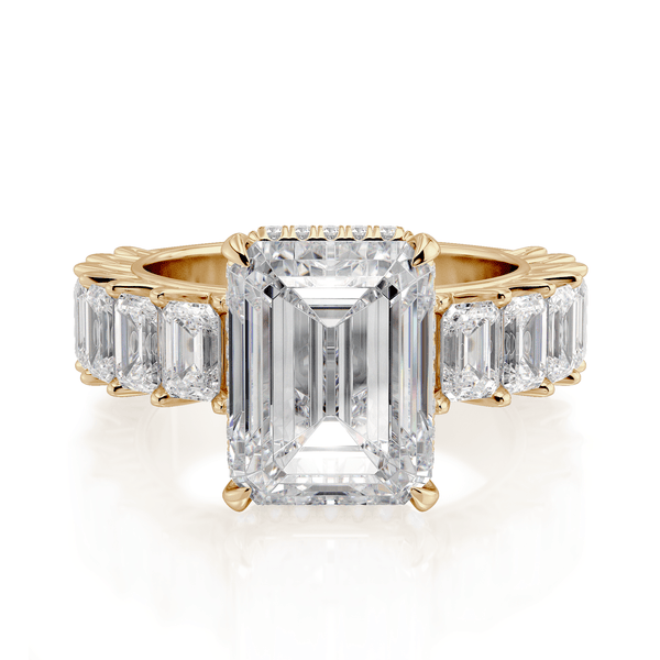 MICHAEL M Engagement Rings Meksian R904-3 Emerald