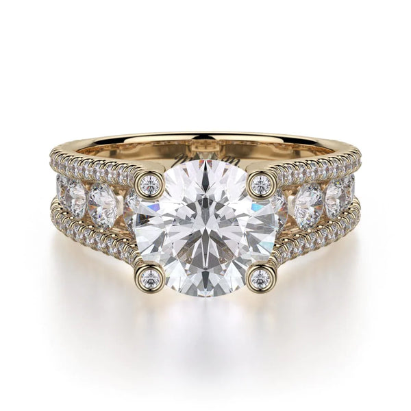 MICHAEL M Engagement Rings Yellow Gold Strada R679-2 R679-2YG