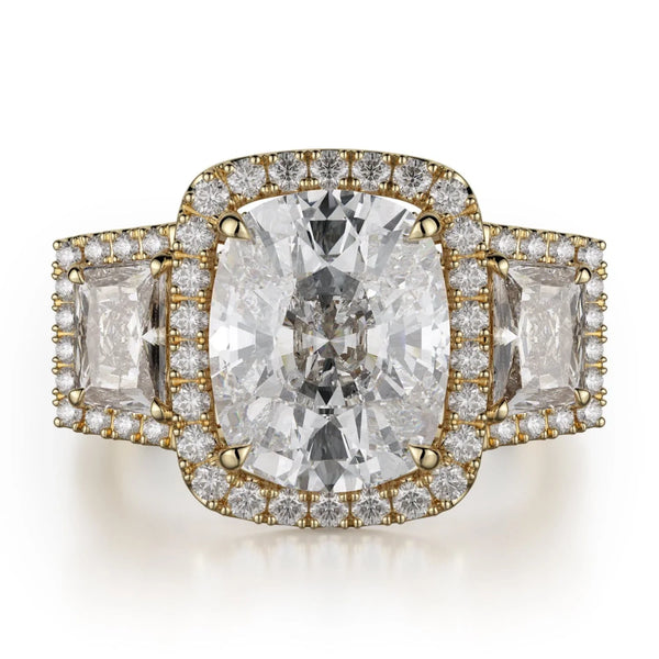 MICHAEL M Engagement Rings Yellow Gold Trinity R775-3