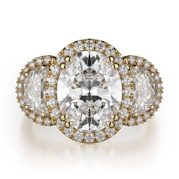 MICHAEL M Engagement Rings Yellow Gold Trinity R776-4