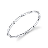 Link Connection Hinge Bangle