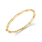 Link Connection Hinge Bangle