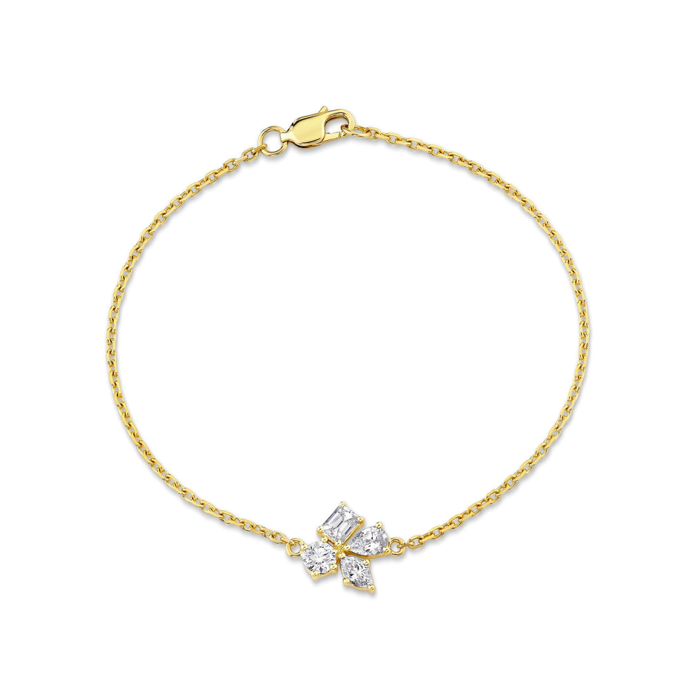 Montage Single Cluster Chain Bracelet