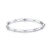 Link Connection Hinge Bangle