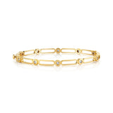 Link Connection Hinge Bangle