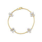 Montage 4 Cluster Chain Bracelet