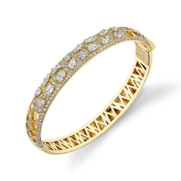 MICHAEL M Fashion Bracelets Montage Luxe Pavé Bangle Bracelet