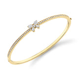 Montage Single Butterfly Bangle with Pavé