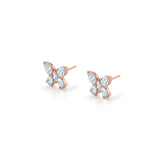 Montage Butterfly Stud Earrings