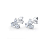 Montage 3 Cluster Stud Earrings